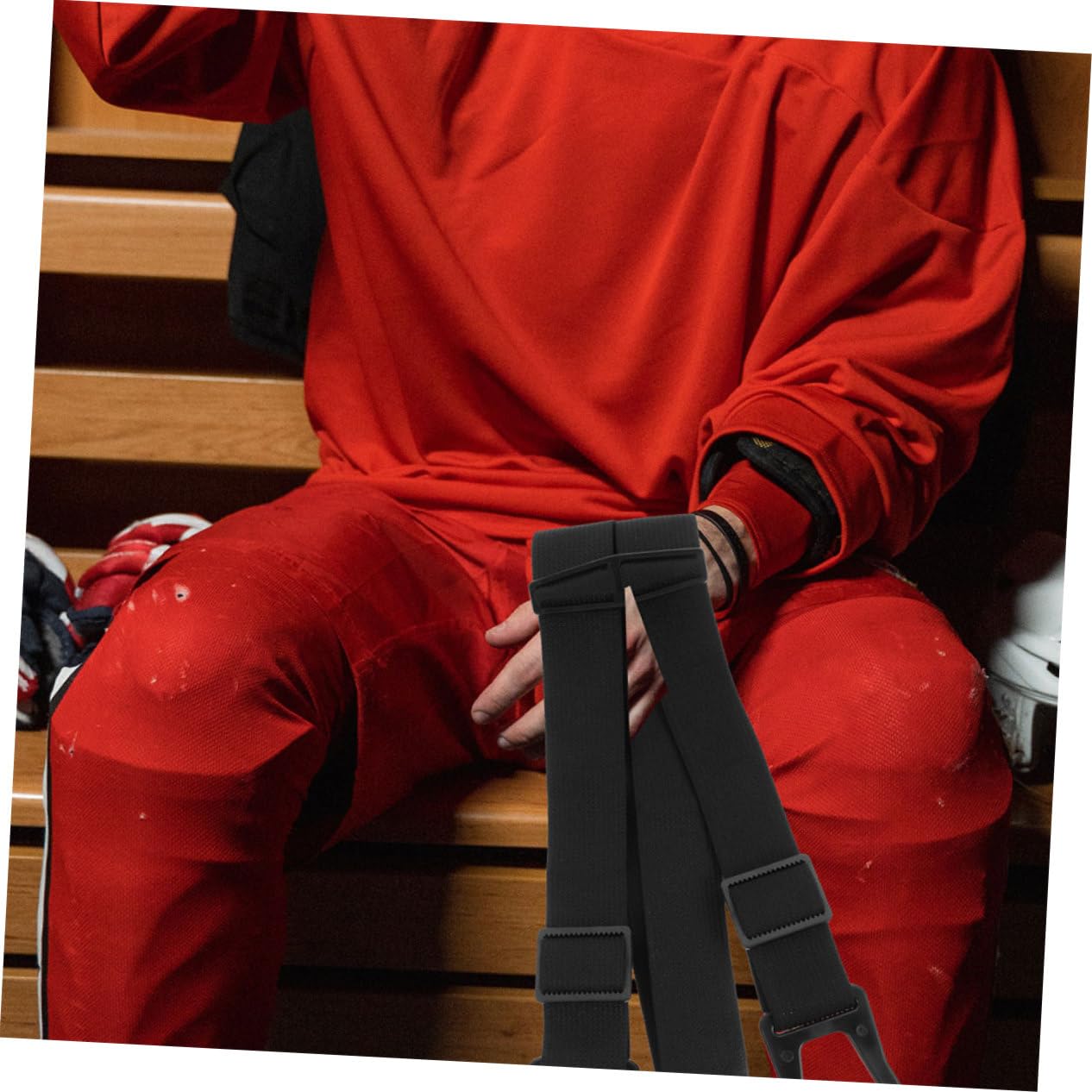 BESPORTBLE Elastic Belt Suspenders Hockey Pants Suspender Anti-skid Pants Suspender Hockey Supply Hockey Protective Belt Strap Hockey Protect
