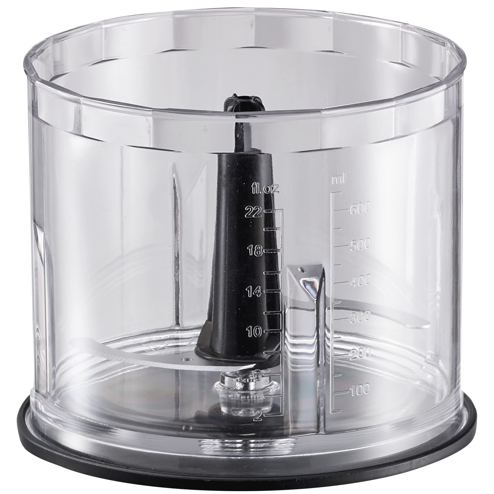 WMF Kult X - Set di 5 frullatori a immersione, frusta, tritatutto, 600 Watt, bacchetta magica con contenitore da 700 ml, in acciaio inox opaco