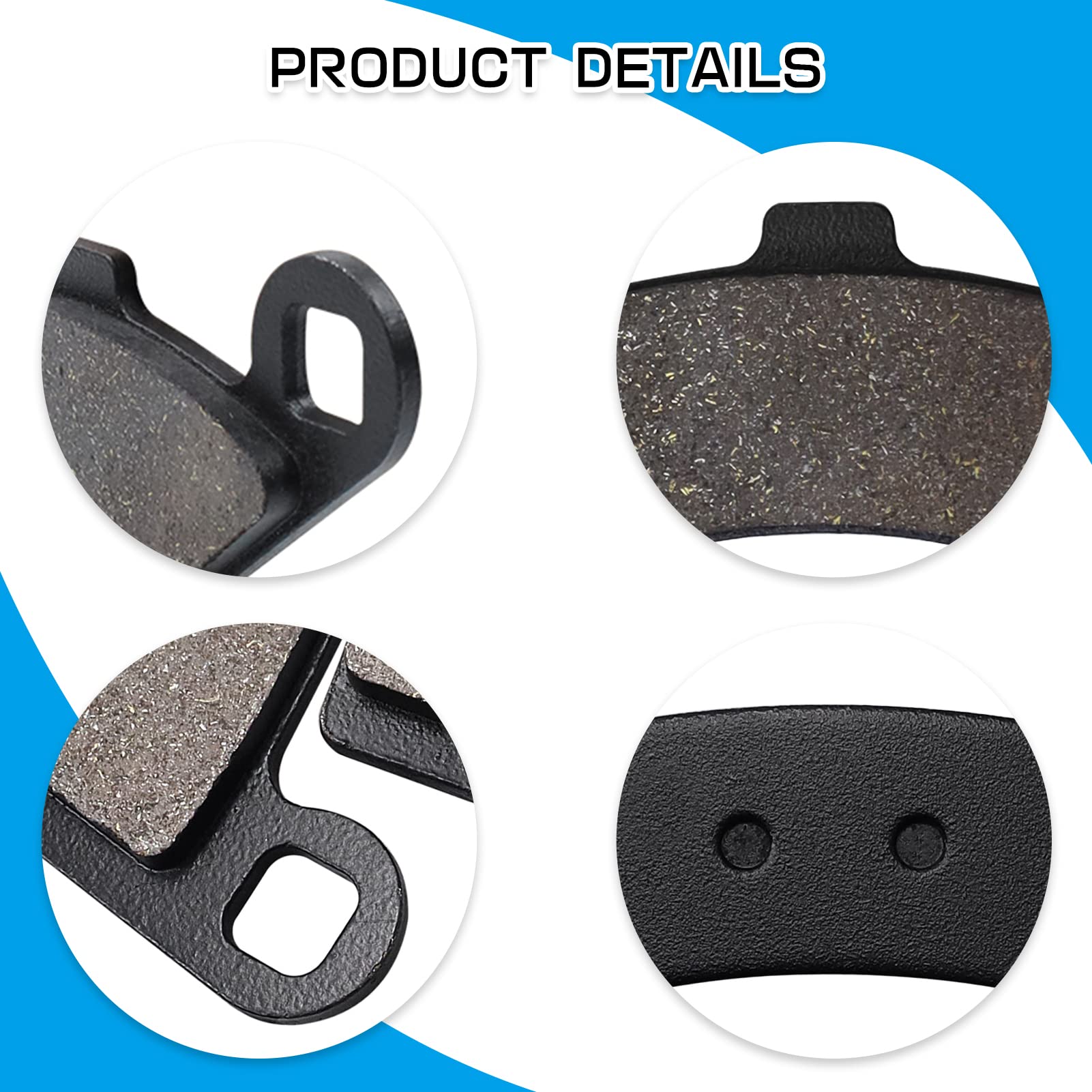 Front & Rear Brake Pads For Victory Motorcycles - Cross Country, Cross Roads, Hammer