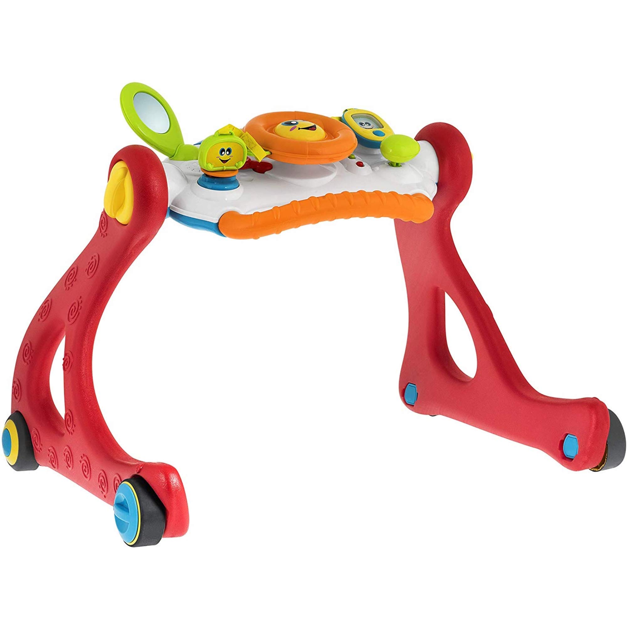 Chicco Palestrina Cresci e Cammina 4in1, Centro Attività, Tavolo Bambini e Primi Passi, Gioco Educativo con Attività Manuali, Luci e Suoni, Pannello Elettronico Rimovibile - Gioco Neonato 3-36 Mesi