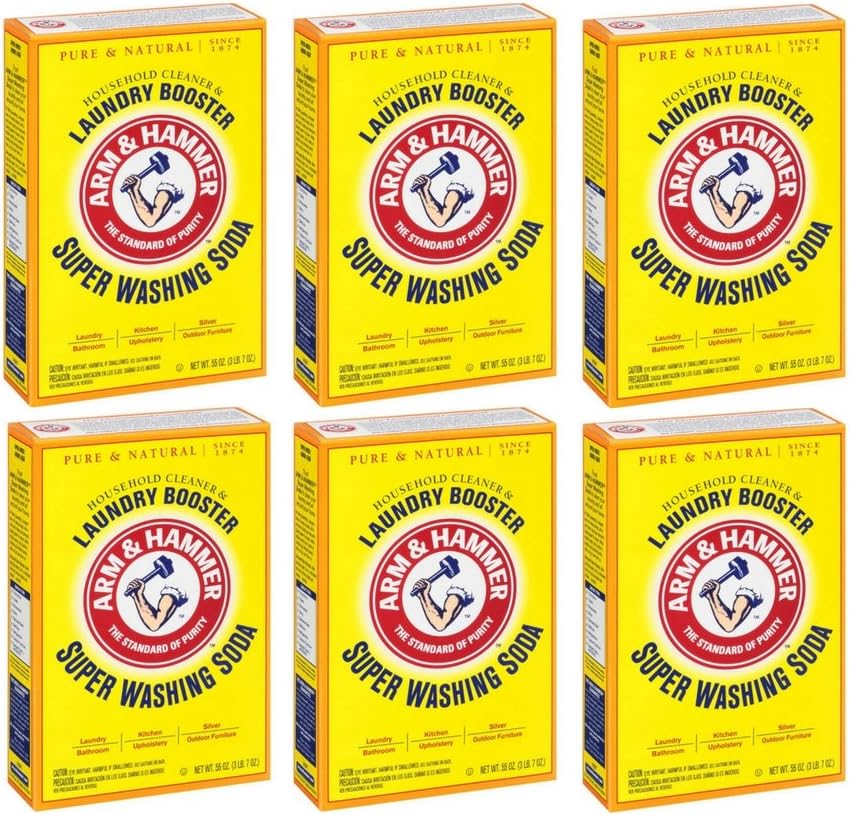 Arm & HammerSuper Washing Soda Detergent Booster - 55 oz by Arm & Hammer (6pack)