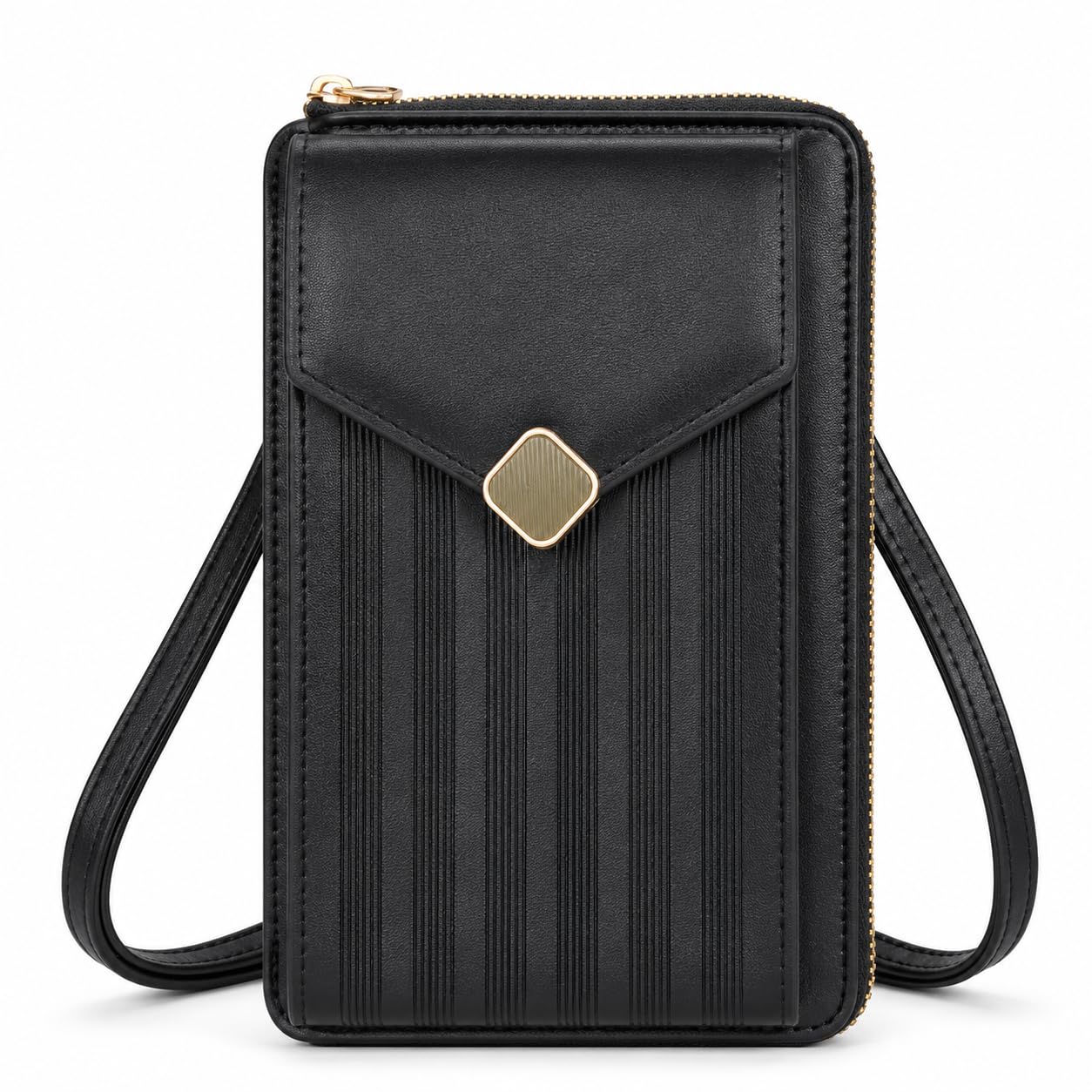 elios Women's Crossbody Phone Wallet Bag, PU Leather Mobile Sling Purse-picture-49