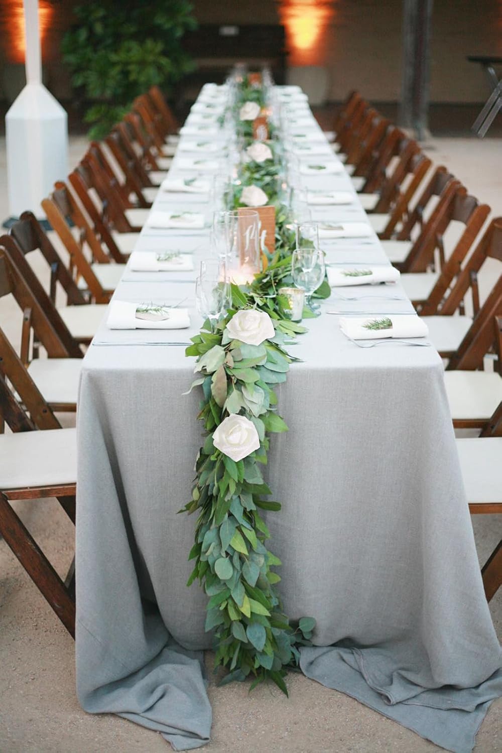 White Flowers Glitter Rose 30 PCS Artificial Flowers Glitter Flowers Foam Roses with Stem Fake Flowers for DIY Wedding Bridal Bouquet Party Centerpieces Decor(White) - Image 3