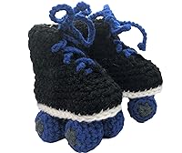 Vista 1 de Racing Style Roller Skate baby booties (Blue)
