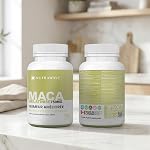 Nutrawave PURE HIGHEST POTENCY GELATINIZED MACA 750mg Capsules, Supplément de Maca pour les femmes et les hommes, non OGM, végétalien, sans gluten. 90 Des gélules.