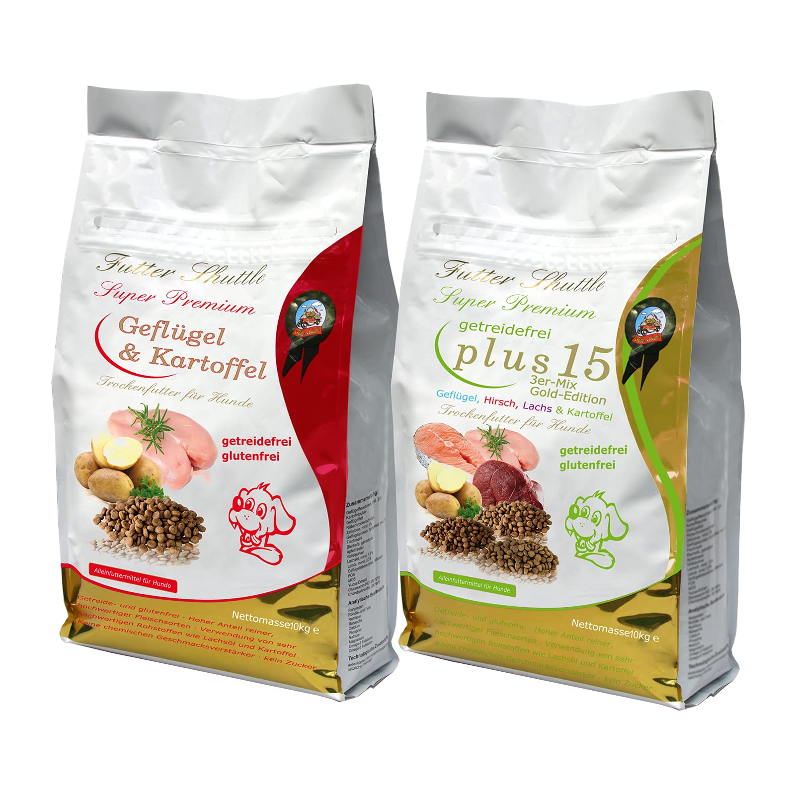 Sparpaket getreidefreies Hundefutter trocken. 20kg. Getreidefreies Hunde Trockenfutter der Extraklasse. 2x10kg Sparpaket