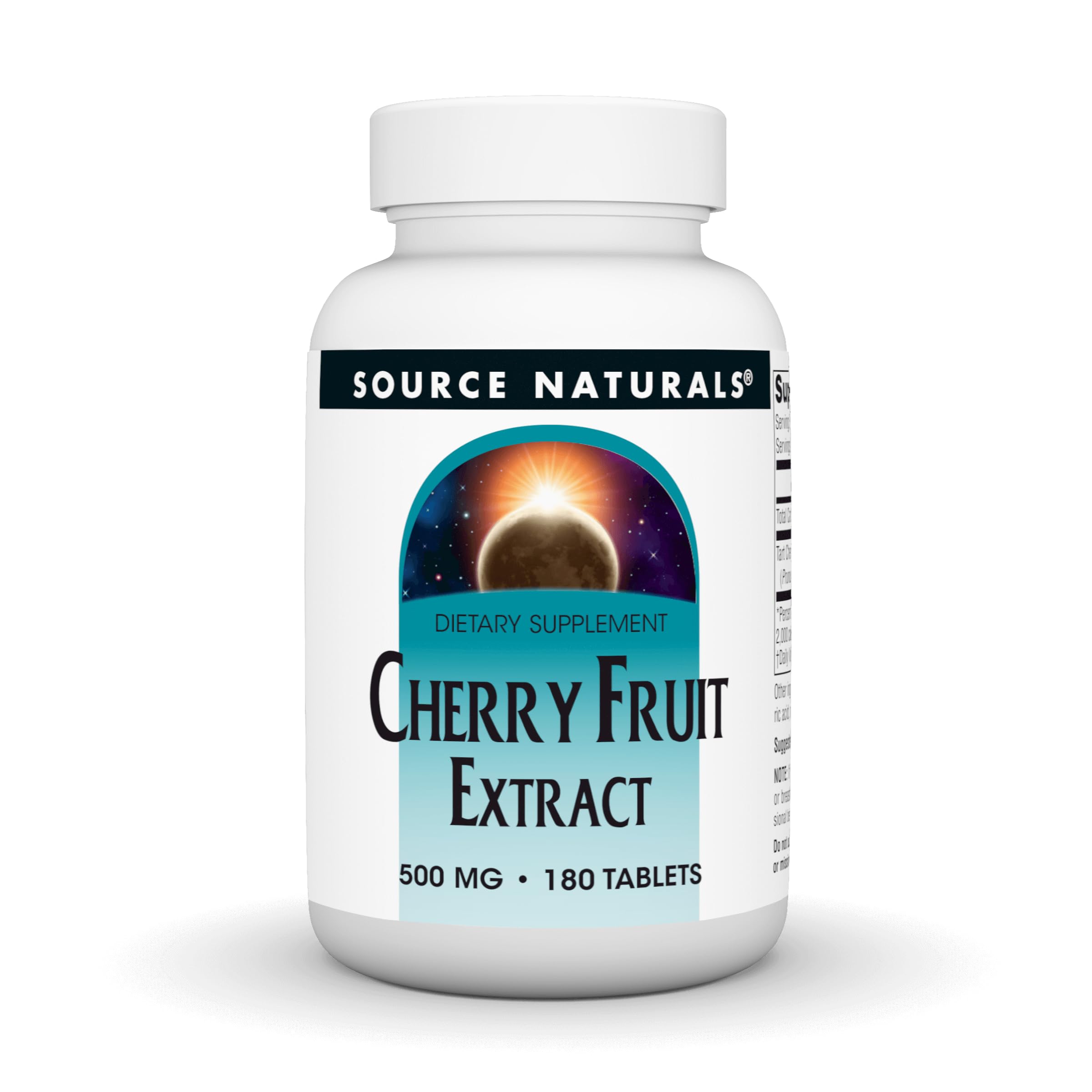 Source Naturals Cherry Fruit Extract 500mg , Inc. 180 Tabs