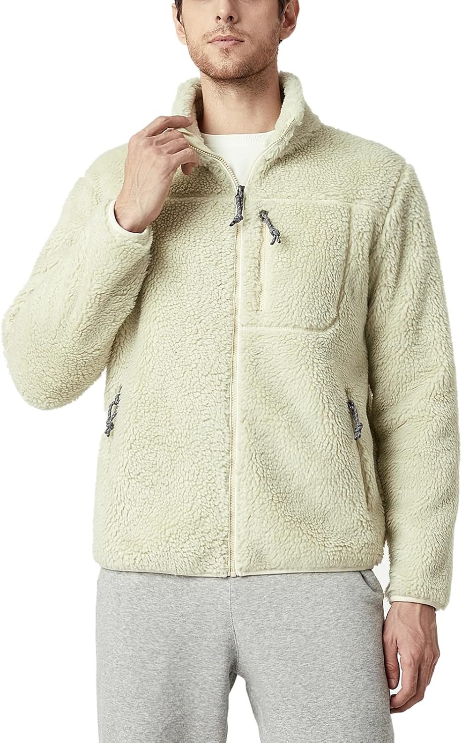 LAPASA Men's Sherpa Jacket Warm Polar Fleece Lined Egypt Ubuy