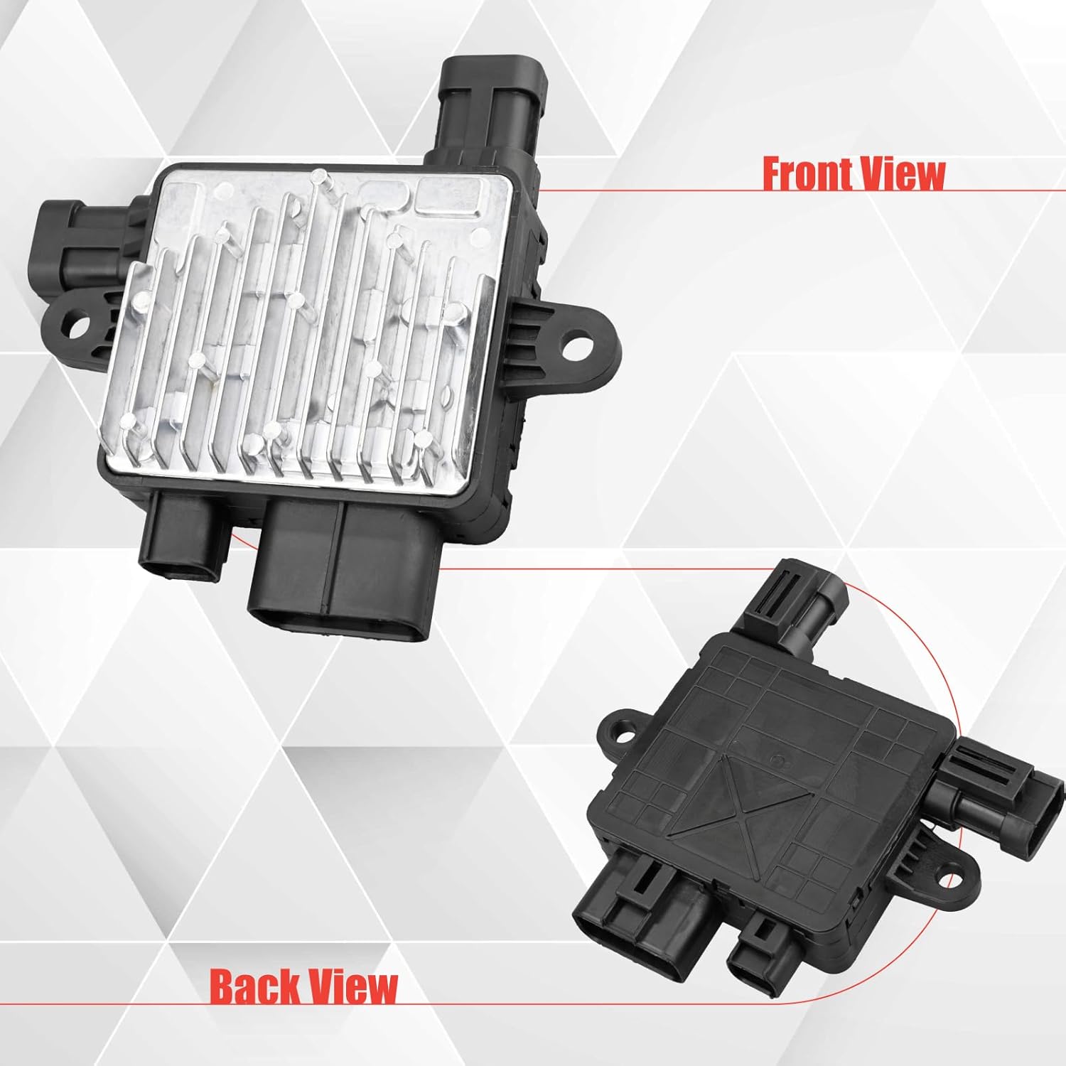 25385-4D900 Engine Radiator Cooling Fan Control Module Compatible with Entourage 2007-2008 Sedona 2006-2014