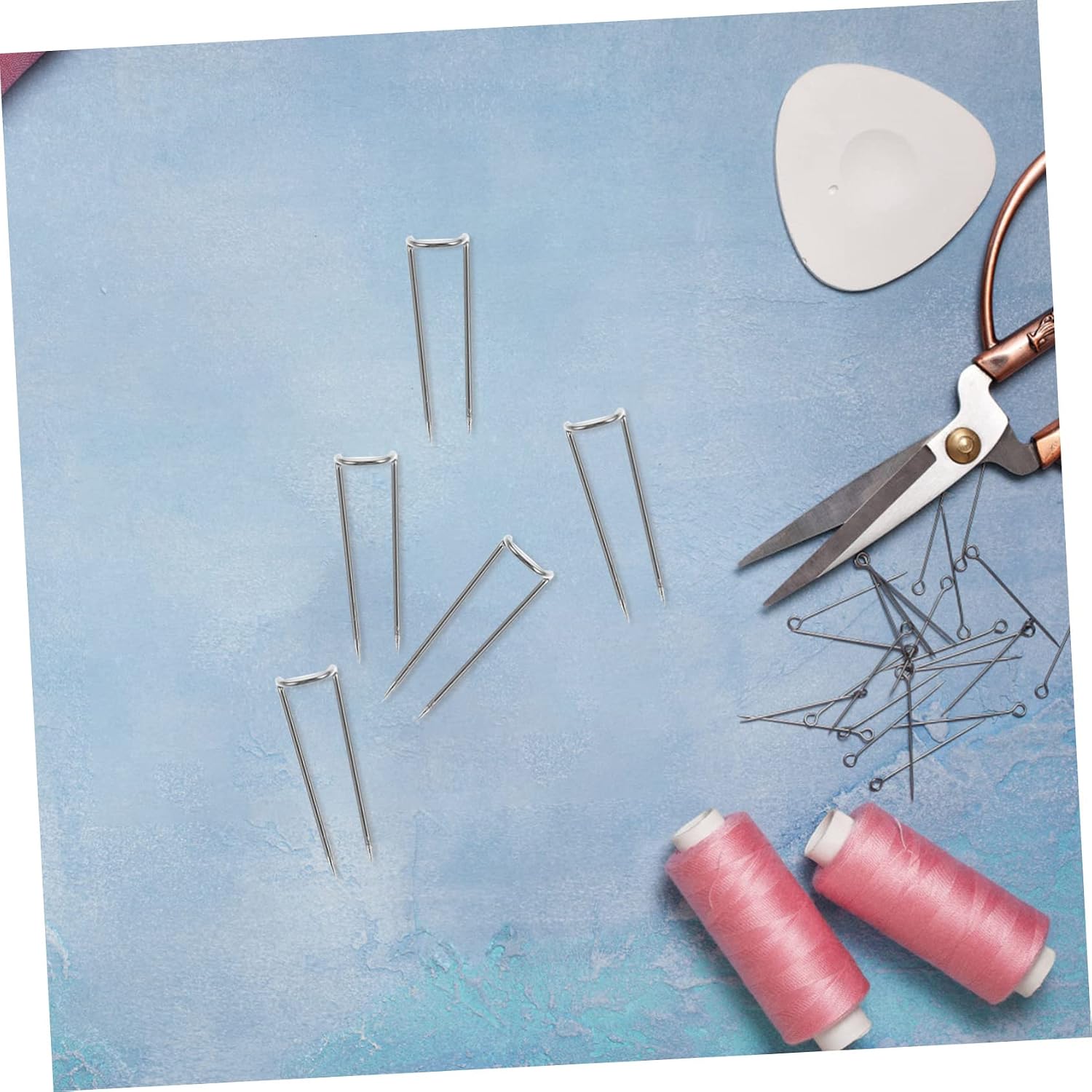 200pcs u Shaped Stitch Pin Patchwork Pin Sewing Cloth Art Positioning Needle Jumbo Needle for Heavy Duty Sewing Quilting