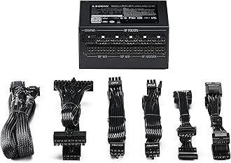 Cooler Master V 1300 SFX Platinum, UK Plug - 80 PLUS Platinum (230V), Fully Modular Power Supply Unit, Fits Mini-ITX to ATX Cases, Full ATX 3.0 Support, Quiet 92mm FDB Fan, 10-Year Warranty - 1300W