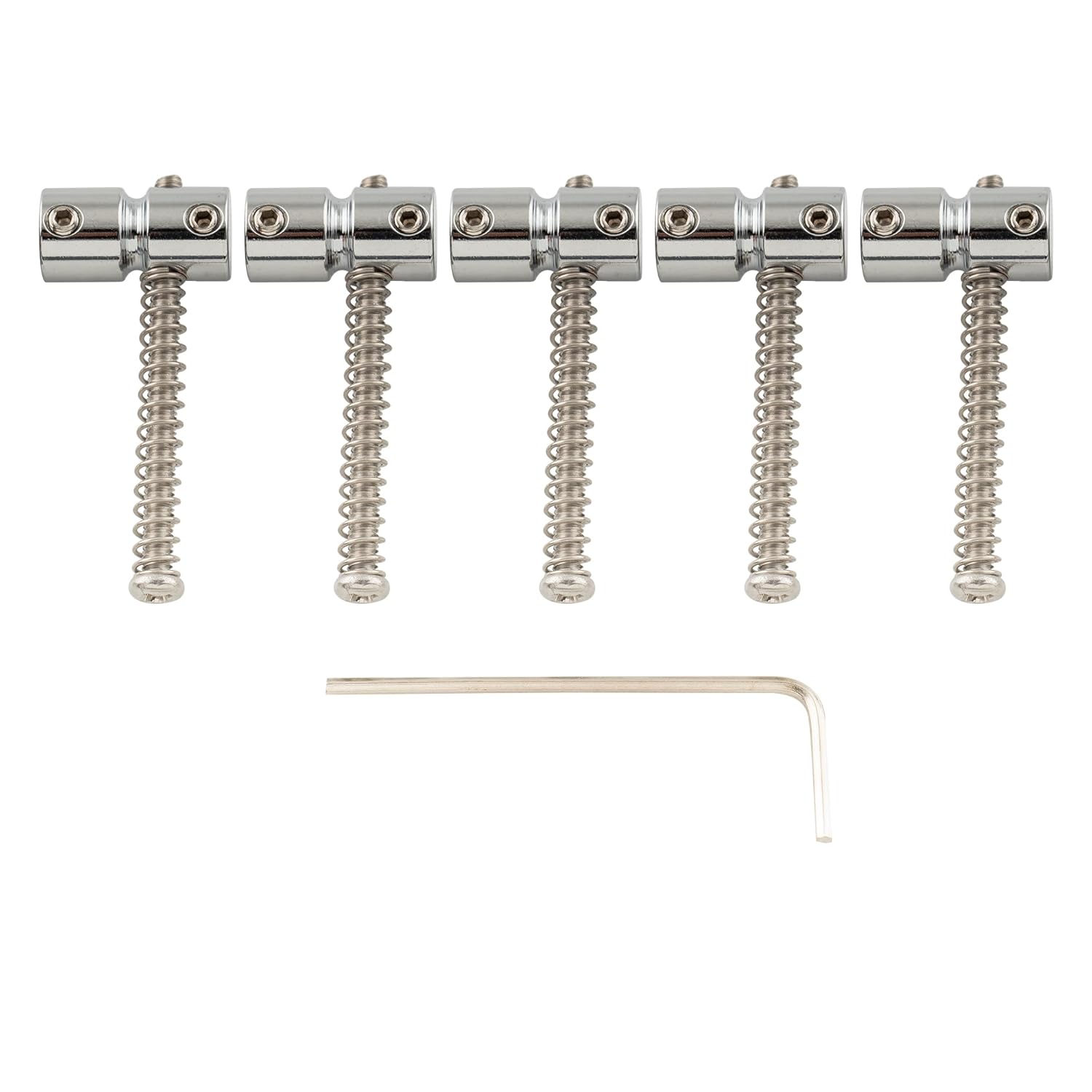 Musiclily Pro 18mm Steel Bass Bridge Saddles for 5-String Precision and ...