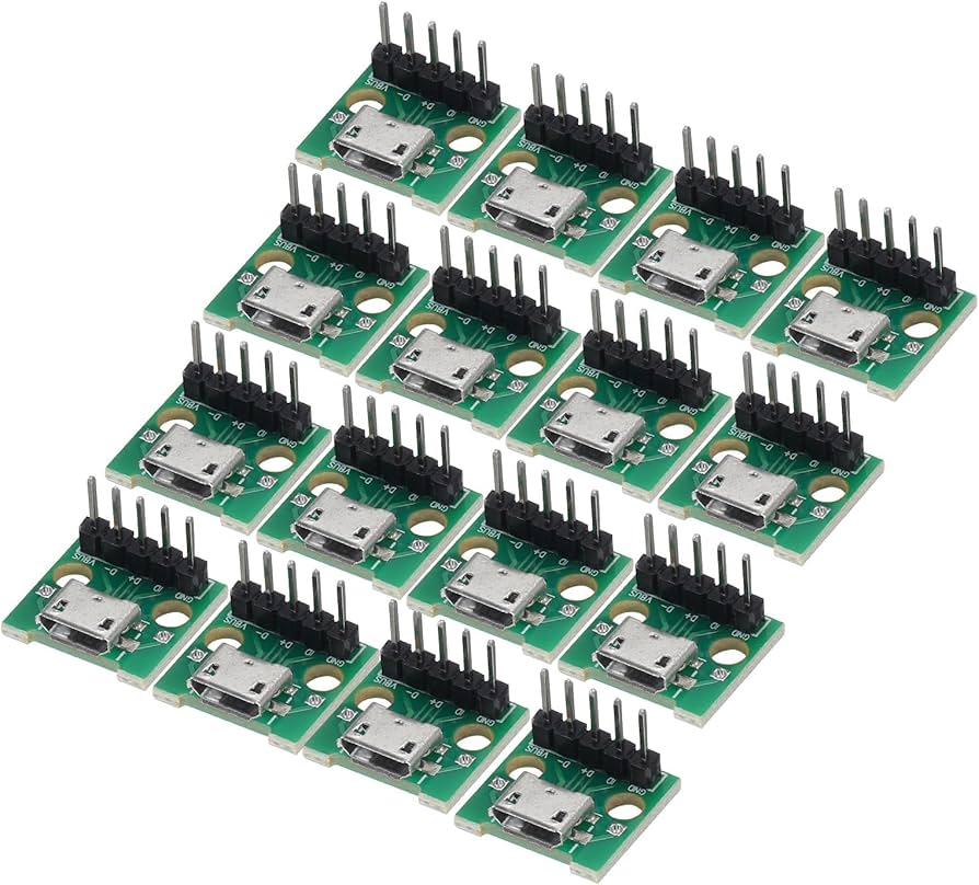 uxcell マイクロUS Bディップメスソケット 5ピンアダプターボード Amazon.co.jp: uxcell マイクロUS Bディップメスソケット タイプ