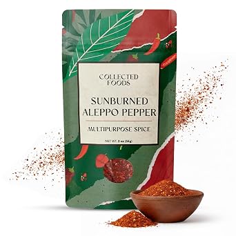Premium Aleppo Pepper Flakes, Naturally Sun-Dried, Small Batch Spice for Smoky Flavor & Balanced Heat, Gourmet Alternative to Red Chili & Red Pepper, 2oz