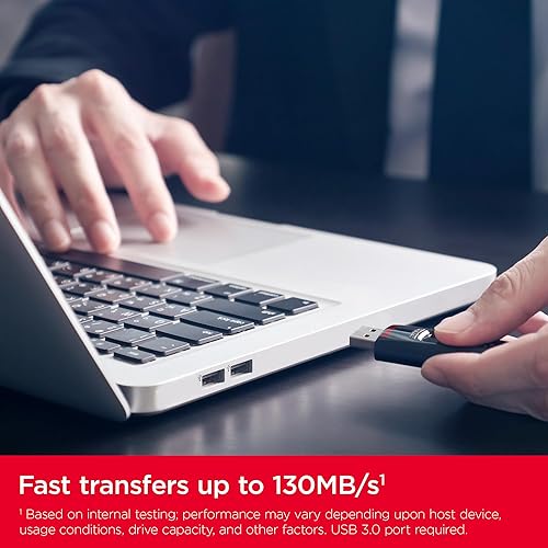 Miniatura 6 de SanDisk Unidad flash Ultra USB 3.0 de 1 TB - Velocidades de lectura de hasta 130 MBs - Negro - SDCZ48-1T00-G46