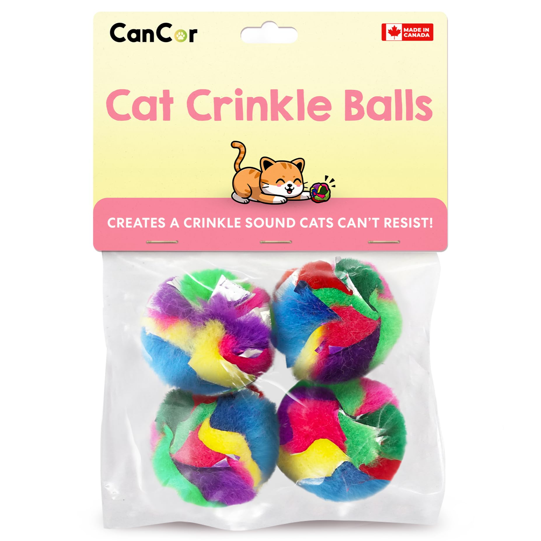 Cat Crinkle Balls Inch Pack Mini Crinkle Desertcart Seychelles