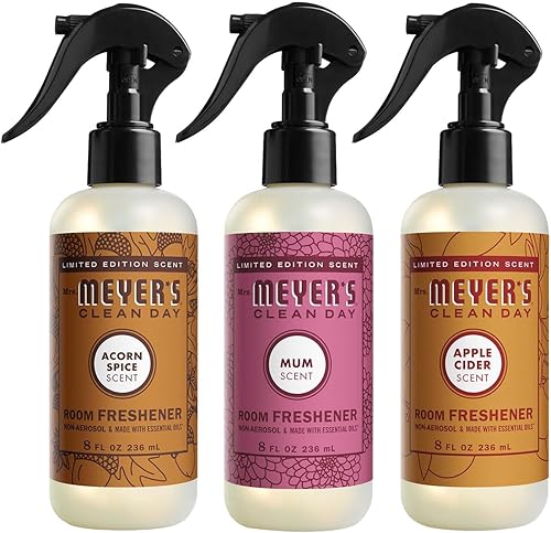 Miniatura 10 de Mrs. Meyer's Clean Day Variedad, 1 ambientador de habitación de Mrs. Meyer, sidra de manzana, 8 onzas, 1 ambientador de habitación de Mrs. Meyer,