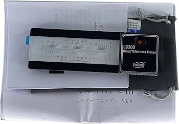 Amazon | CNYST スケールガラス厚さ計 ガラス厚み測定器 単層