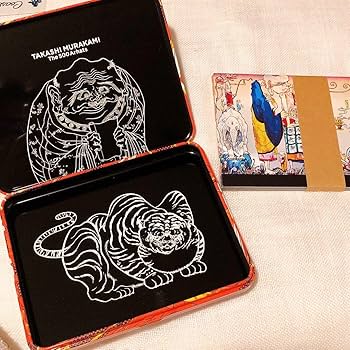 Amazon.co.jp: 村上隆 五百羅漢図展 ポストカード 缶ケース
