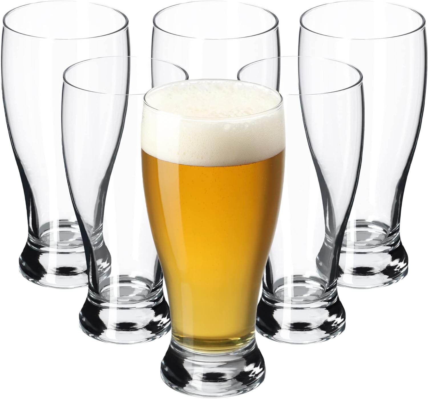 Glas Bier In Berlin 5 Buchstaben KADAX Biergläser Set, Bierseidel aus Glas, Biertulpen, Weizengläser für