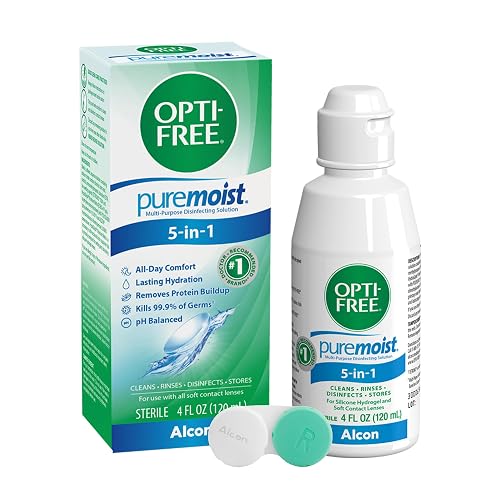 Opti-Free Puremoist Multi-Purpose Contact Lens Cleaning and Disinfecting Solution with