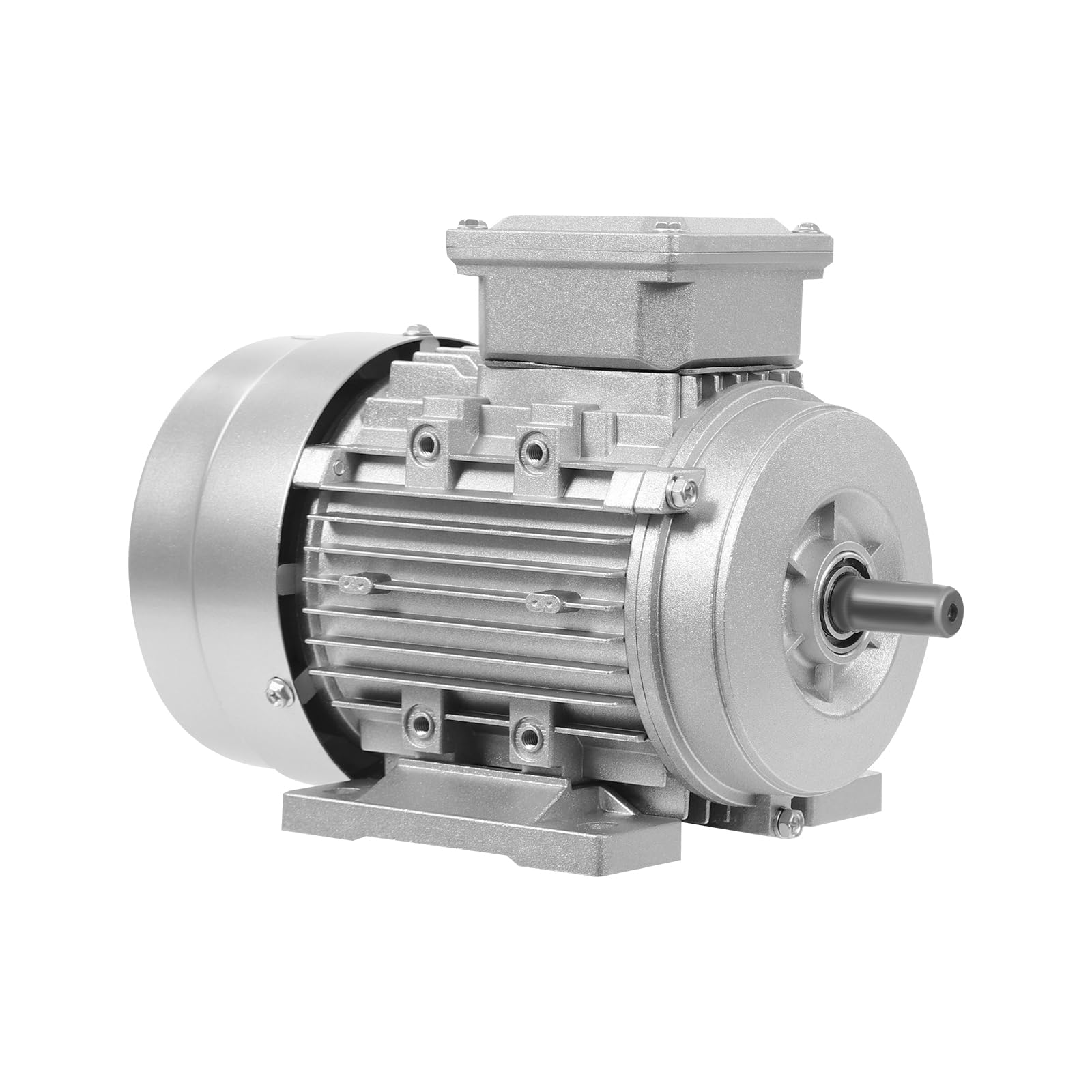 Motor eléctrico trifásico de 550 W, motor asíncrono, motor eléctrico trifásico de 1395 rpm, motor eléctrico trifásico con bobina de cobre puro, motor industrial S1 para máquinas y equipos