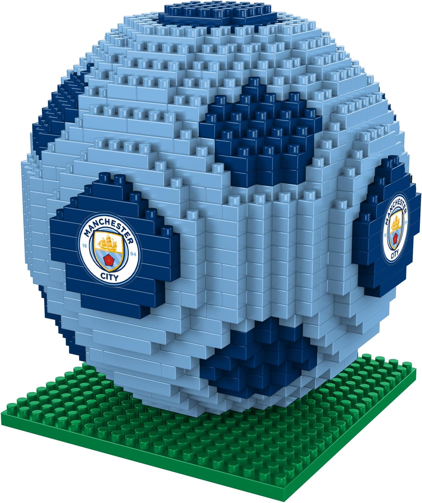 BRXLZ Manchester City FC Football Premier League Championship Logo Team Building Set 3D Construction Toy