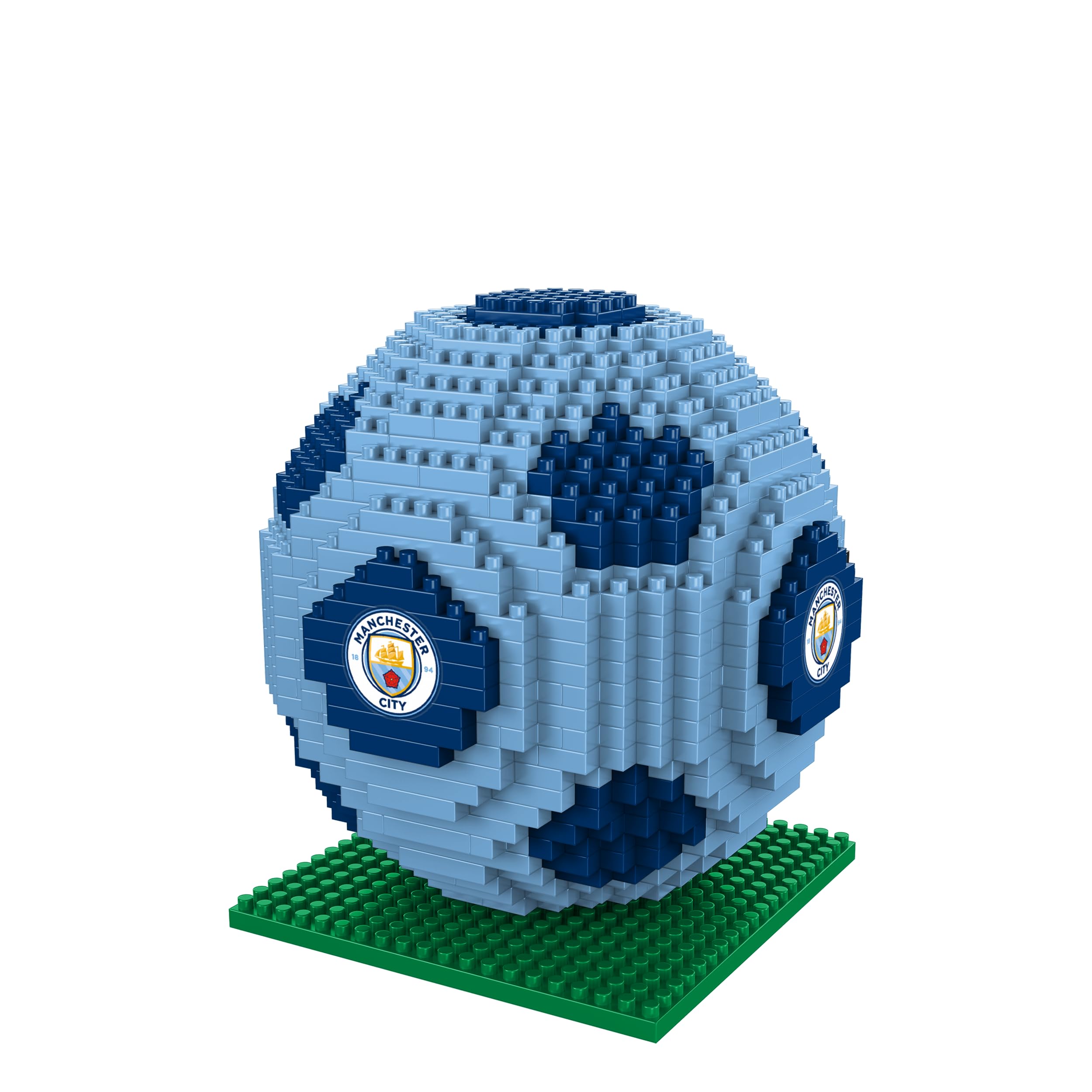 FOCO BRXLZ Manchester City FC Football Premier League Championship Logo Team Building Set 3D Construction Toy