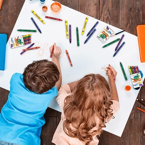 Miniatura 6 de ArtCreativity Bulk Crayon Packs, 25 Sets of 6 Packs of Crayons (150ct), Classroom Crayons for Students, Non-Toxic Crayon Party Favors for Kids, Arts