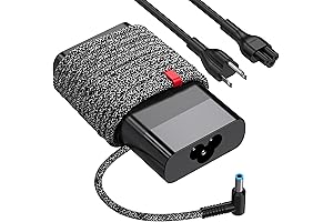 Newest HP Laptop Computer Charger 65W 45W Smart Blue Tip Power Adapter