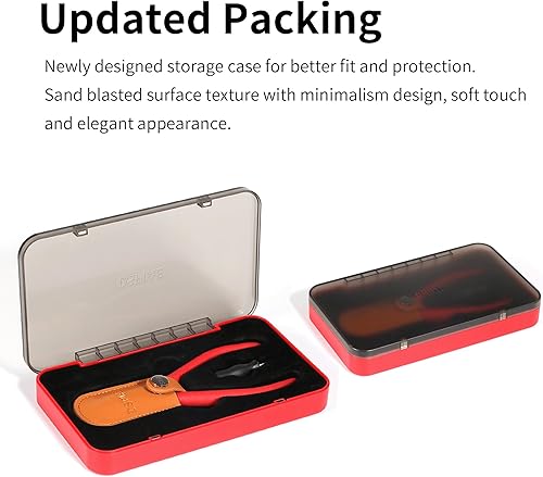 Miniatura 5 de DSPIAE 4.72 pulgadas Pro. Alicate de hoja ultra fina de un solo filo para modelos de plástico, cortes fáciles, suaves y limpios