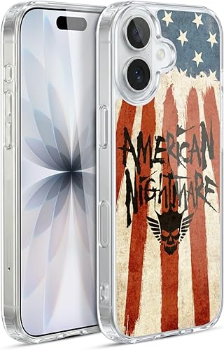 Miniatura 19 de Head Case Designs Funda de gel suave con licencia oficial de la WWE American Nightmare Flag Cody Rhodes Graphics compatible con Apple iPhone 7