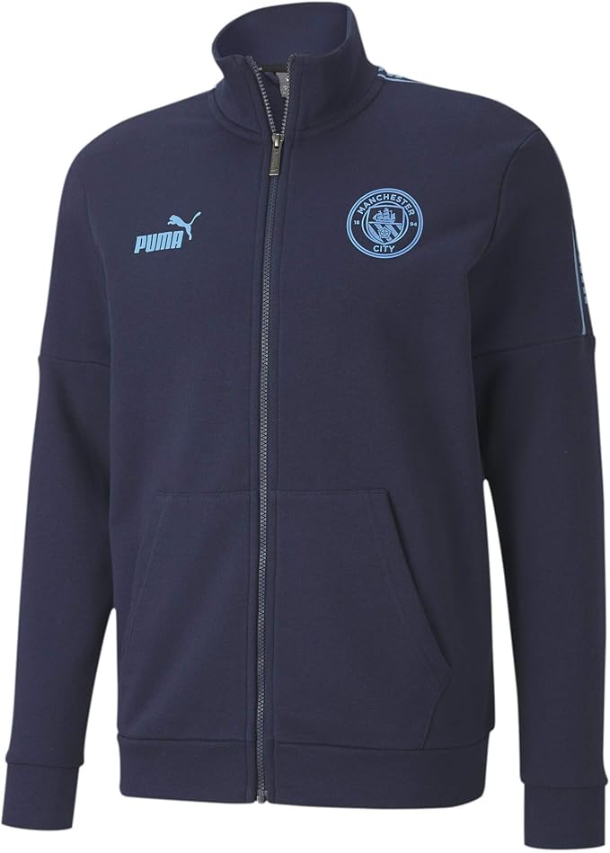 Amazon プーマ ジャージジャケット サッカー Mcfc Ftblculture トラックジャケット メンズ コート ジャケット 通販