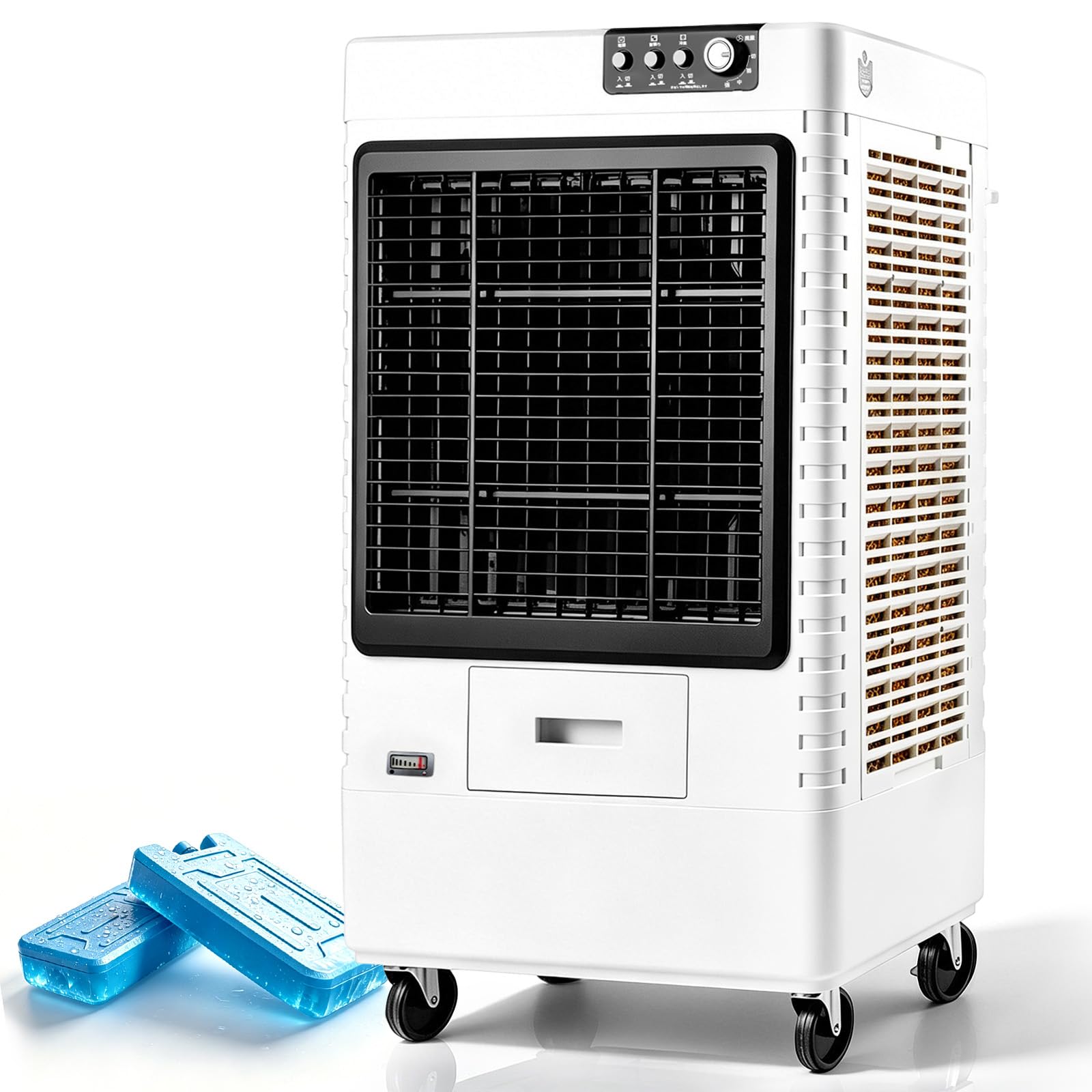 Amazon | 業務用 大型冷風扇 冷風機 400W気化式送風機 風量8000m³/h
