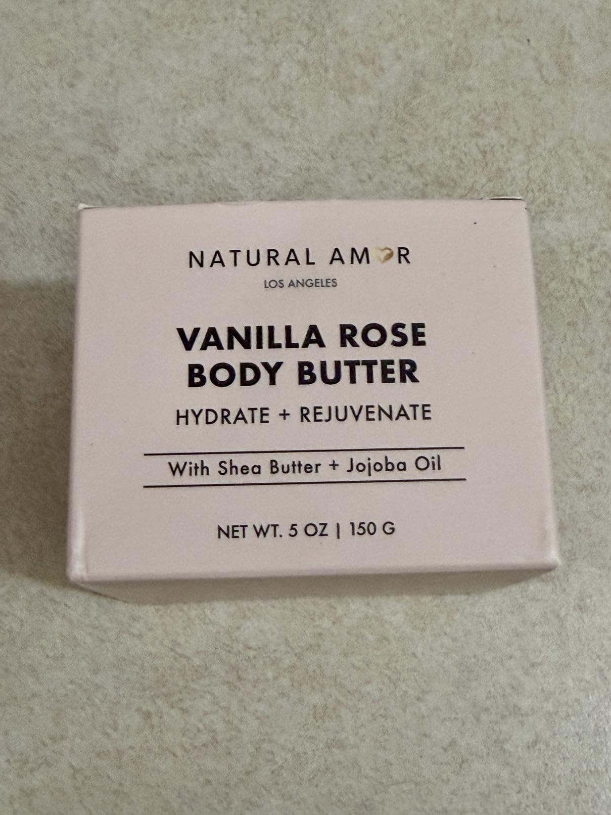 NATURAL AMOR LOS ANGELES Natural Amor Lavender Body Butter with Shea Butter, Jojoba Oil – Deep Hydrating Cream for Dry Skin – Nourishing Daily Moisturizer for Women & Men – 5oz