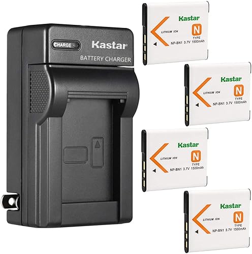 Miniatura 9 de Kastar - Cargador de batería para Sony NP-BN1, batería tipo N, Sony BC-CSN, cargador BC-CSNB, Sony Cyber-Shot DSC-WX80, Cyber-Shot DSC-WX100