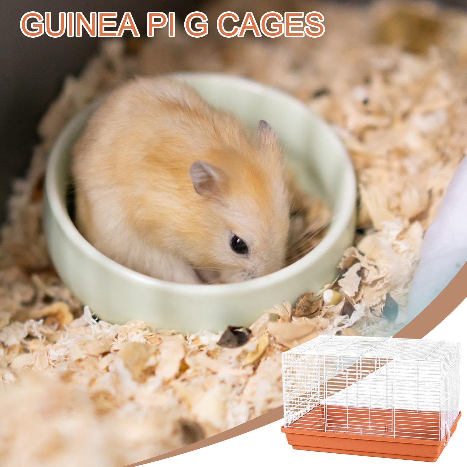 Casetta criceti Habitat Ventilato Piccoli Animali, Fondo Rimovibile, | Furetto Gabbia ventilata staccabile, gabbia, habitat per piccoli animali adatto a esterno ed interno