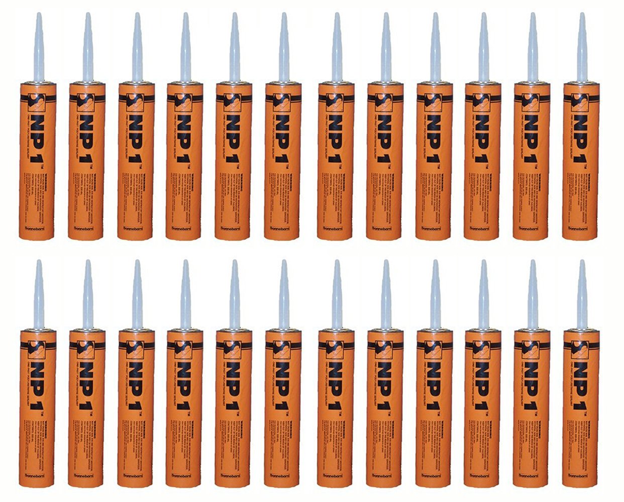 Pack of 24 - MasterSeal NP1 Aluminum Gray Polyurethane Caulk by MasterSeal NP1