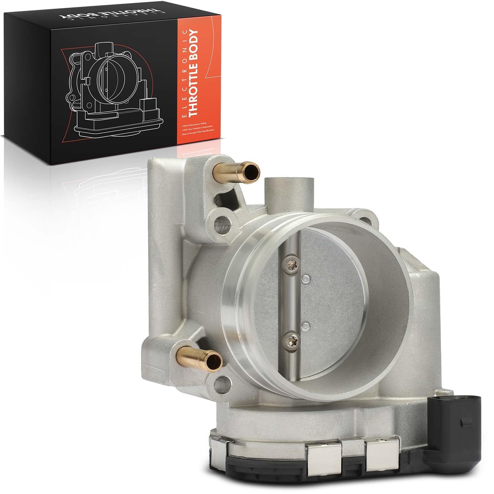 Frankberg Drosselklappenstutzen Benzin Kompatibel mit Leon 1M1 2.8L 2001-2006 Toledo II 1M2 2.3L 1998-2003 Bo.ra 1J2 2.3L 2.8L 1999-2005 New Beetle 1C1 9C1 Replace# 0280750097