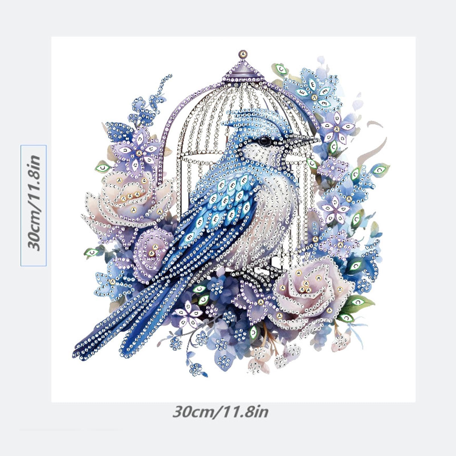 Amazon.co.jp: Jinyilwn 初心者向けの鳥 5D 宝石絵画キット、鳥宝石