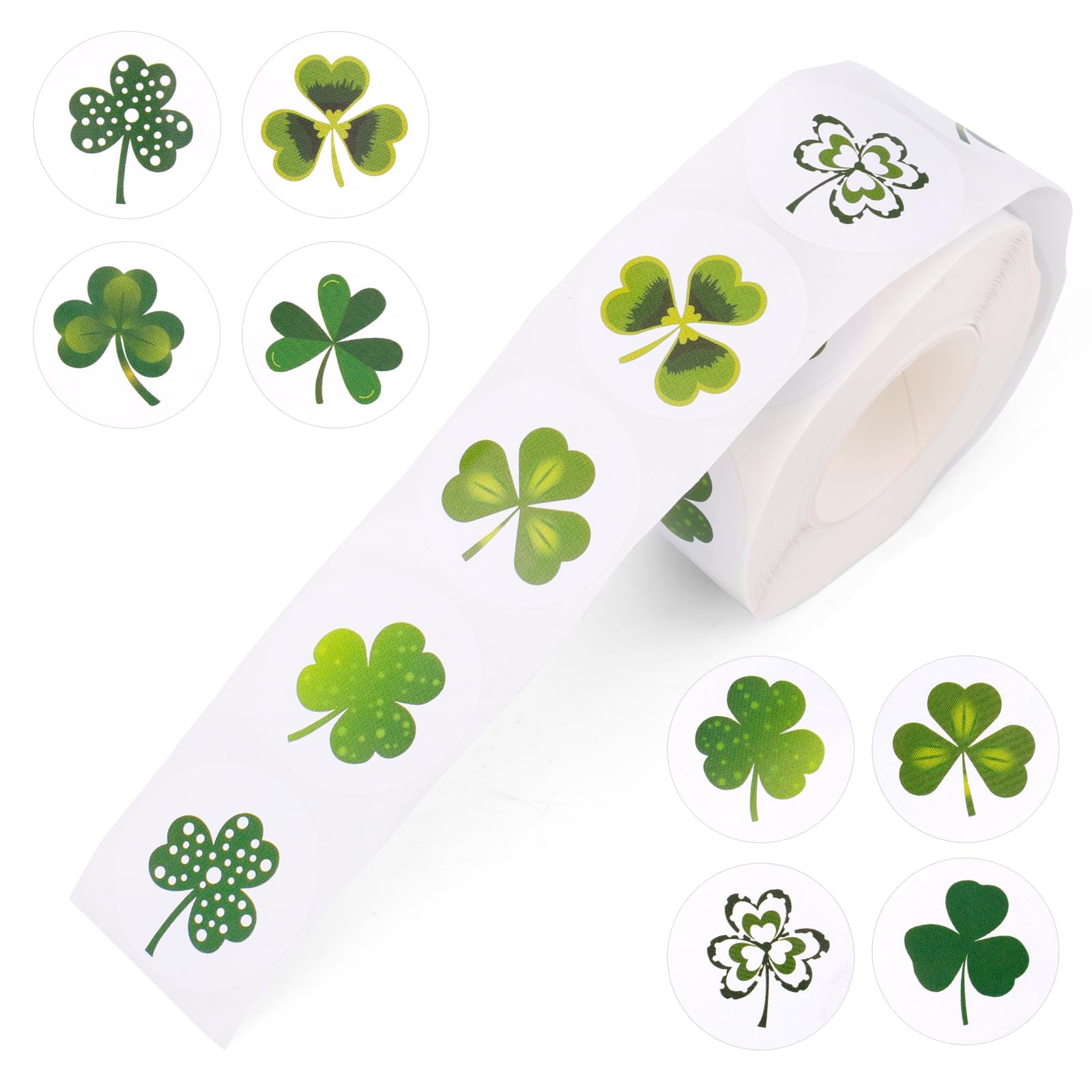 500pcs Shamrock Stickers