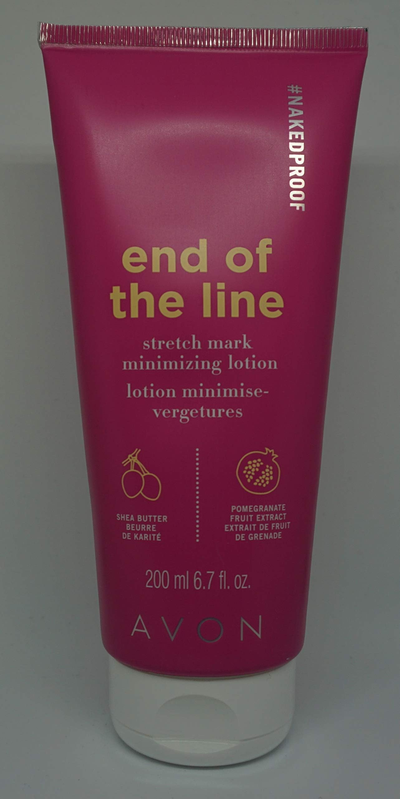 Avon Naked Proof End Of The Line Stretch Mark Minimizing Lotion 6.7 fl oz