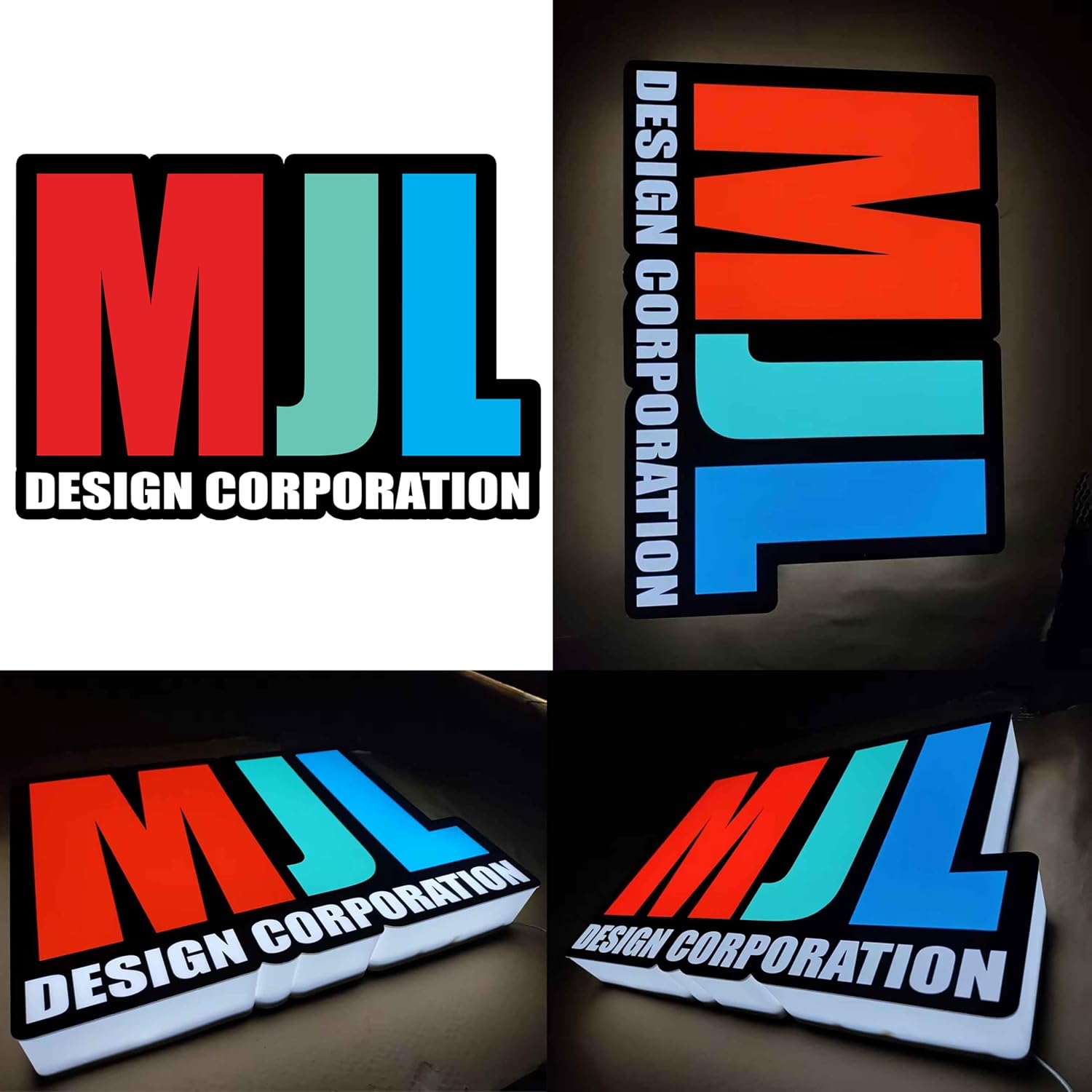 CAI&SEN Personalized Lightbox Business Sign | Custom Business Logo Sign | Sign for Office Storefront | can be used for Bar Game Room Home Business Shop Name Logo lightbox