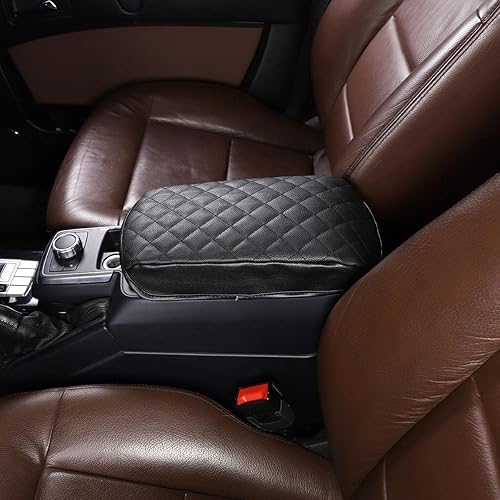 Miniatura 8 de HAPPYHORSE Para Mercedes-Benz Clase G W463 G63 G65 G55 G500 G550 G350D 2004-2018 Reposabrazos centrales Caja Protector Accesorios (negro)