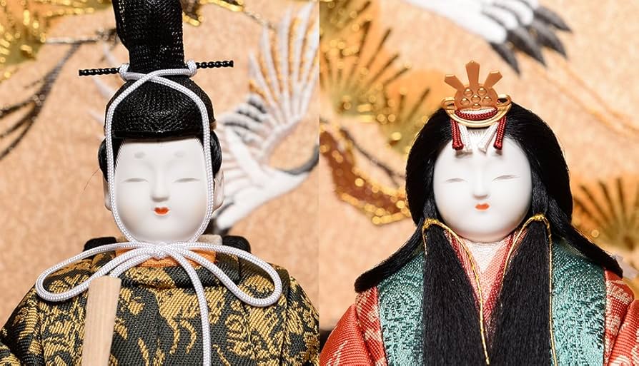 木目込人形龍村織平安雛一秀作