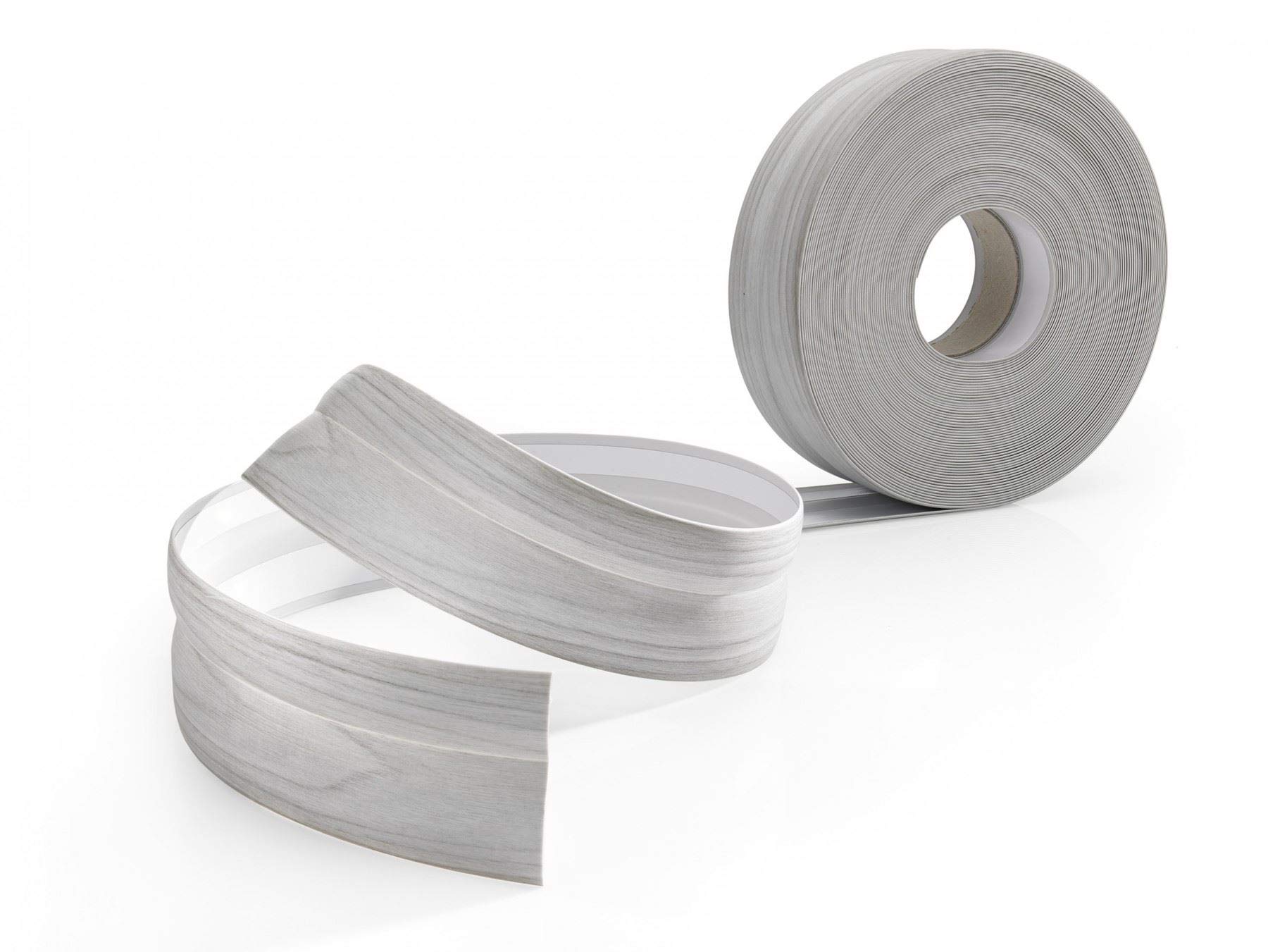 Proper Tools Flexible coved PVC skirting Board Strip Floor wall Joint - 15m - Grey Oak