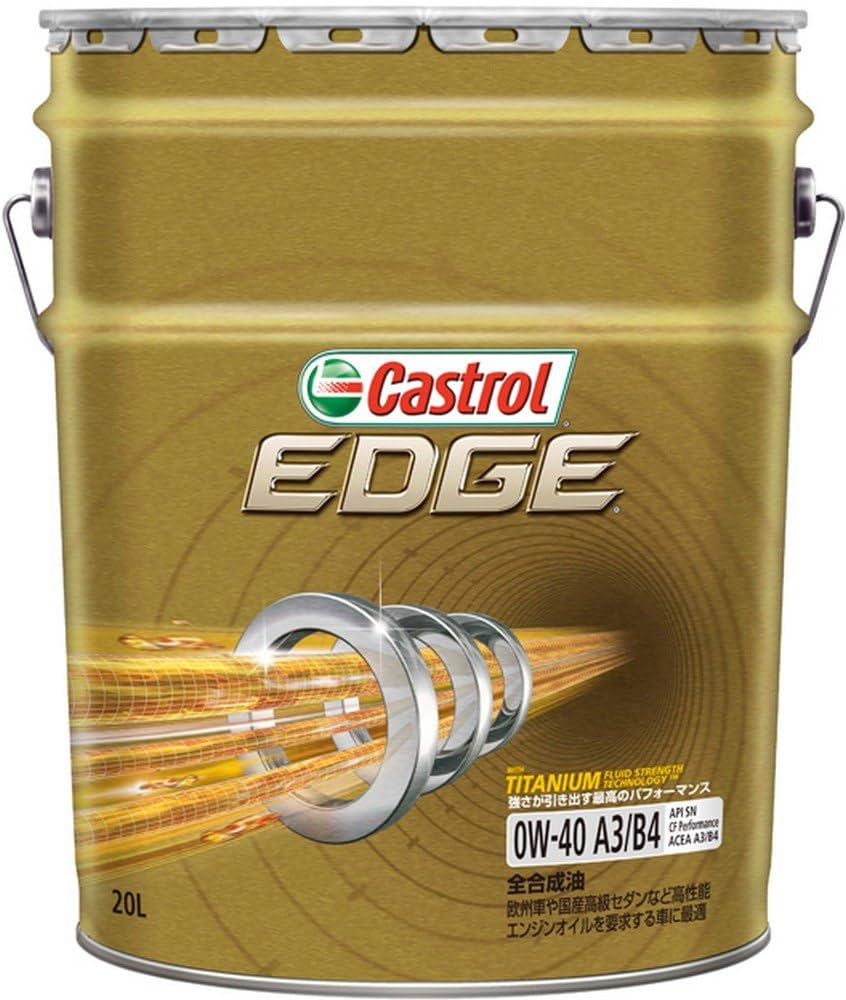 Castrol EDGE 0W-40 エンジンオイル 20L ペール缶新品未開封 Castrol EDGE 0W-40 エンジンオイル 20L ペール缶新品未開封