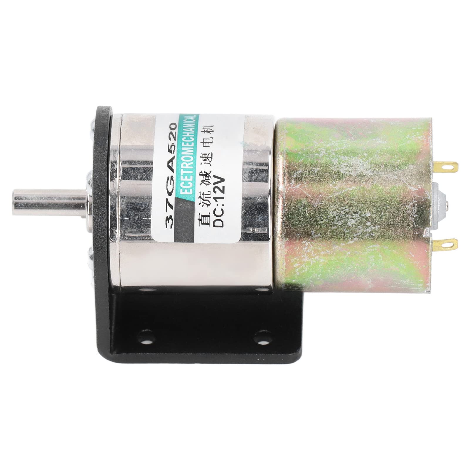Motoriduttore DC 12V 37GA520 - Motore Elettrico Autobloccante 0-600 RPM Per Tende E Serrature