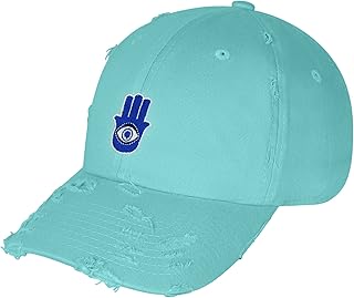JPAK Hamsa Evil Eye Vintage Dad Hat Embroidered Cap Turkey Spirit Mint