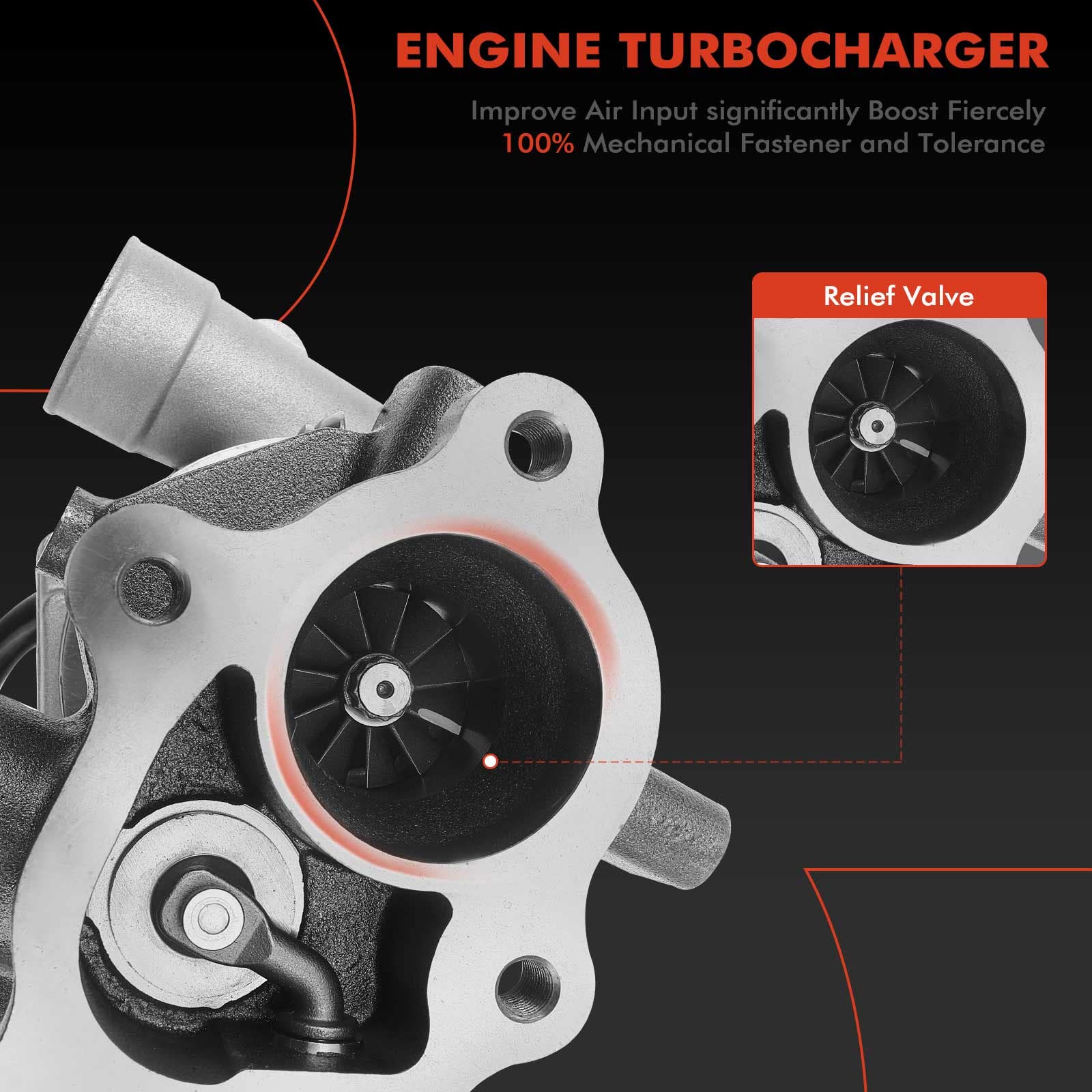 Amazon | A-Premium完全ターボターボチャージャーキット、Wastegate